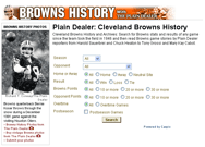 Plain Dealer: Cleveland Browns History screenshot