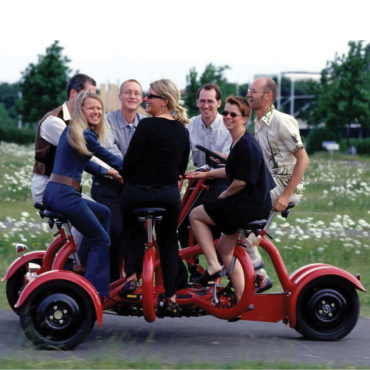 Hammacher Schlemmer: The Only Seven Person Tricycle