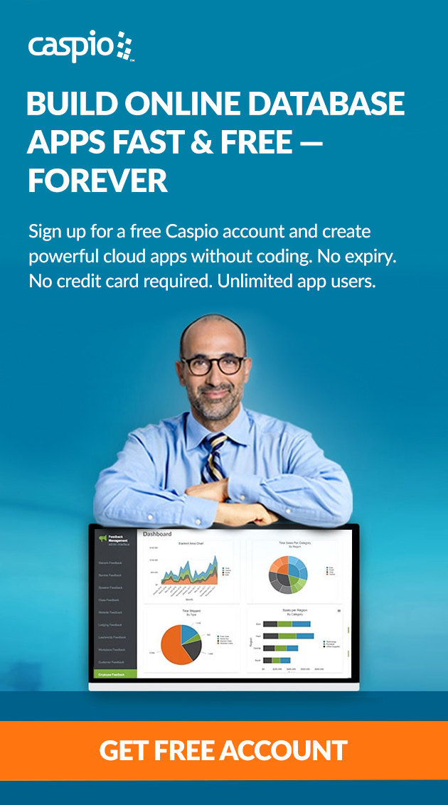 Build Online Database Apps - Free Account