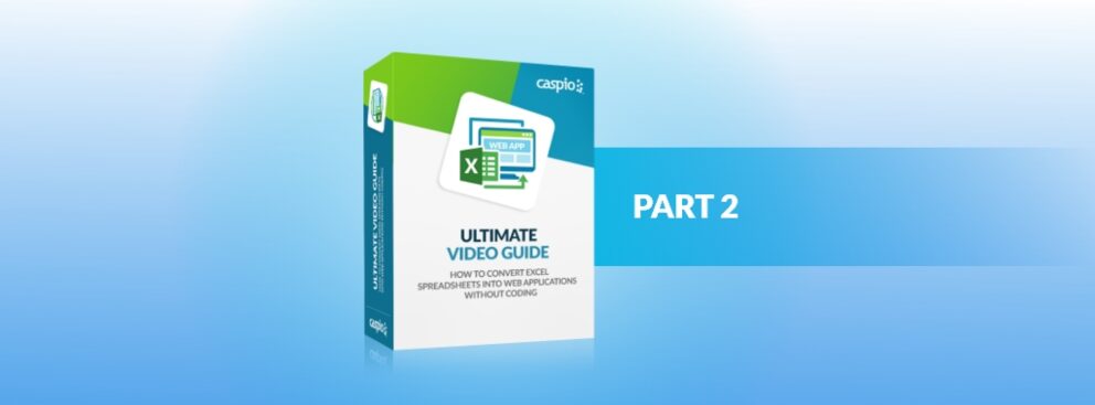 How to Create a Database from Excel (Part 2: Build Web Application)