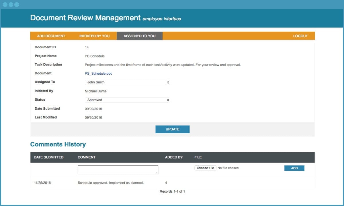 Build Your Online Document Review Management App Caspio