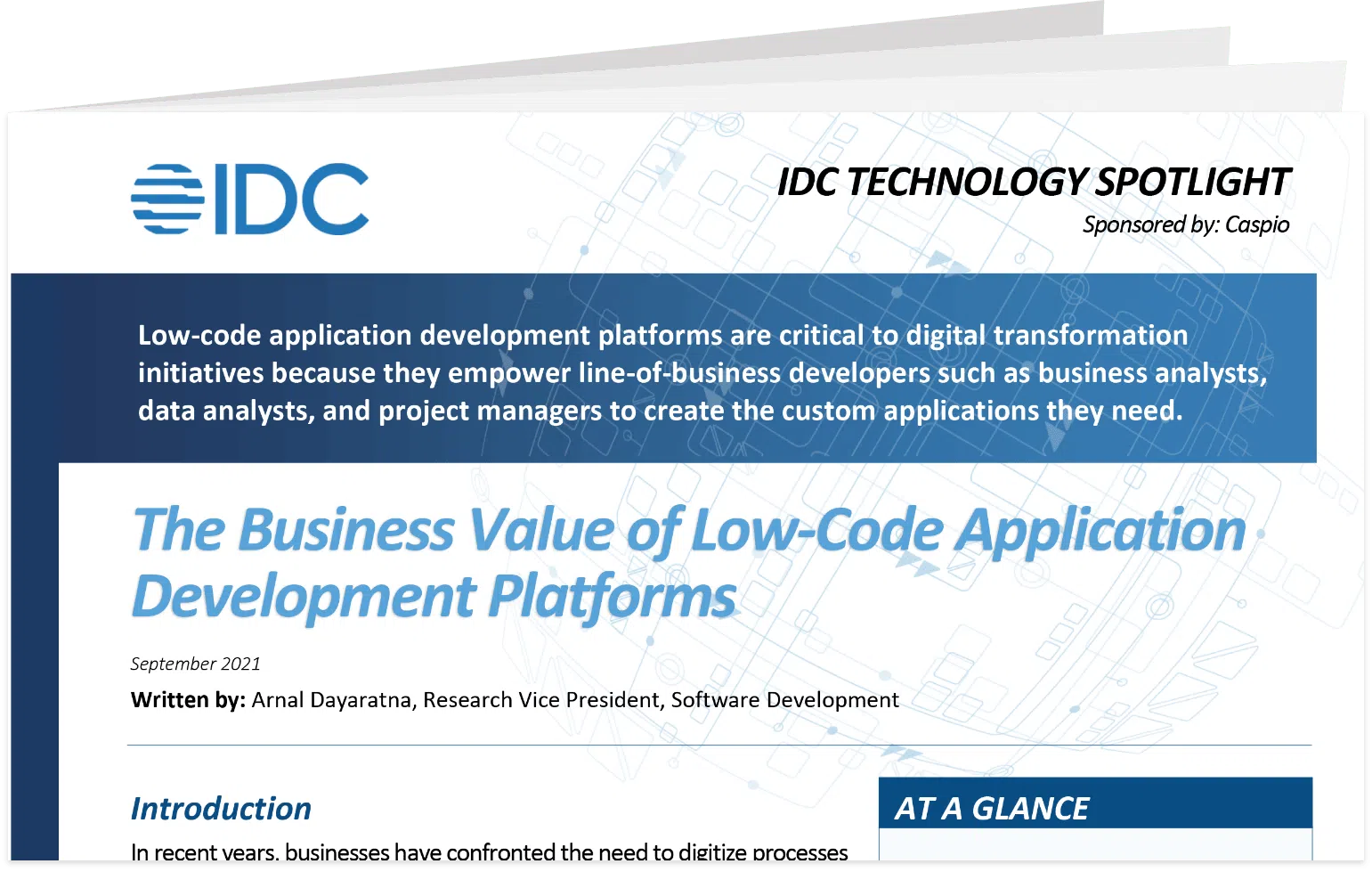 The Business Value of Low-Code Development Platforms