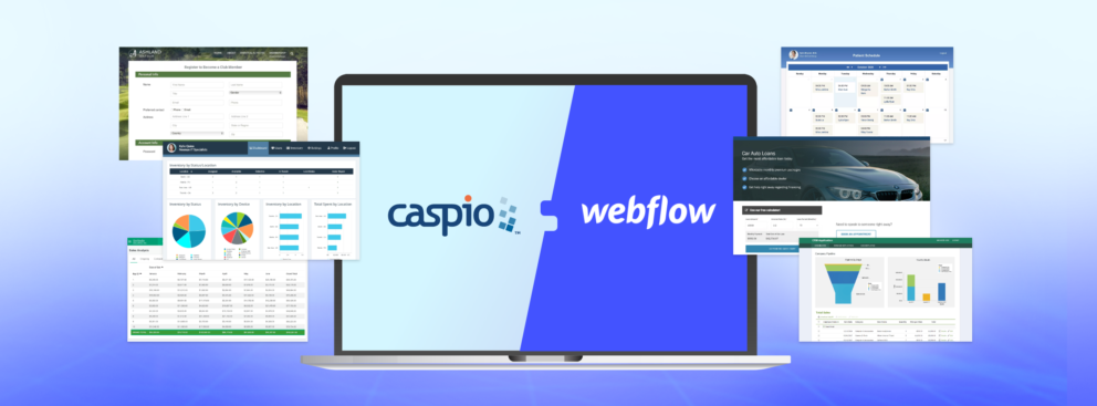 Supercharge Webflow With Caspio Database Applications
