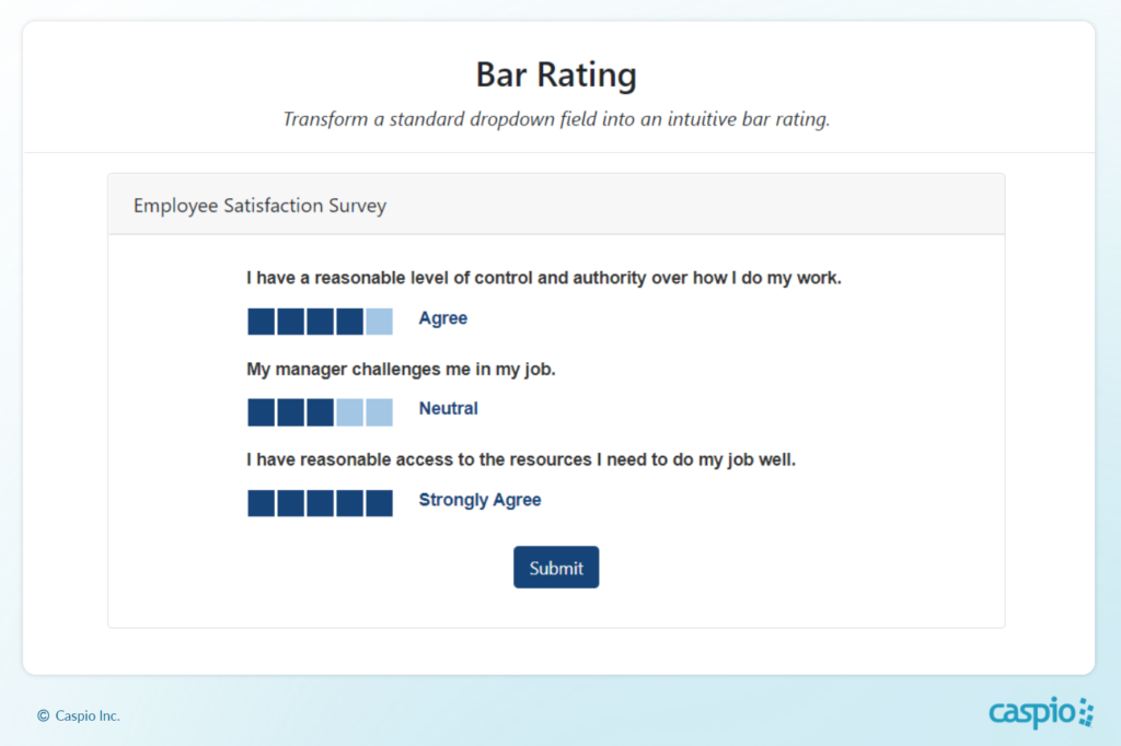 Bar rating