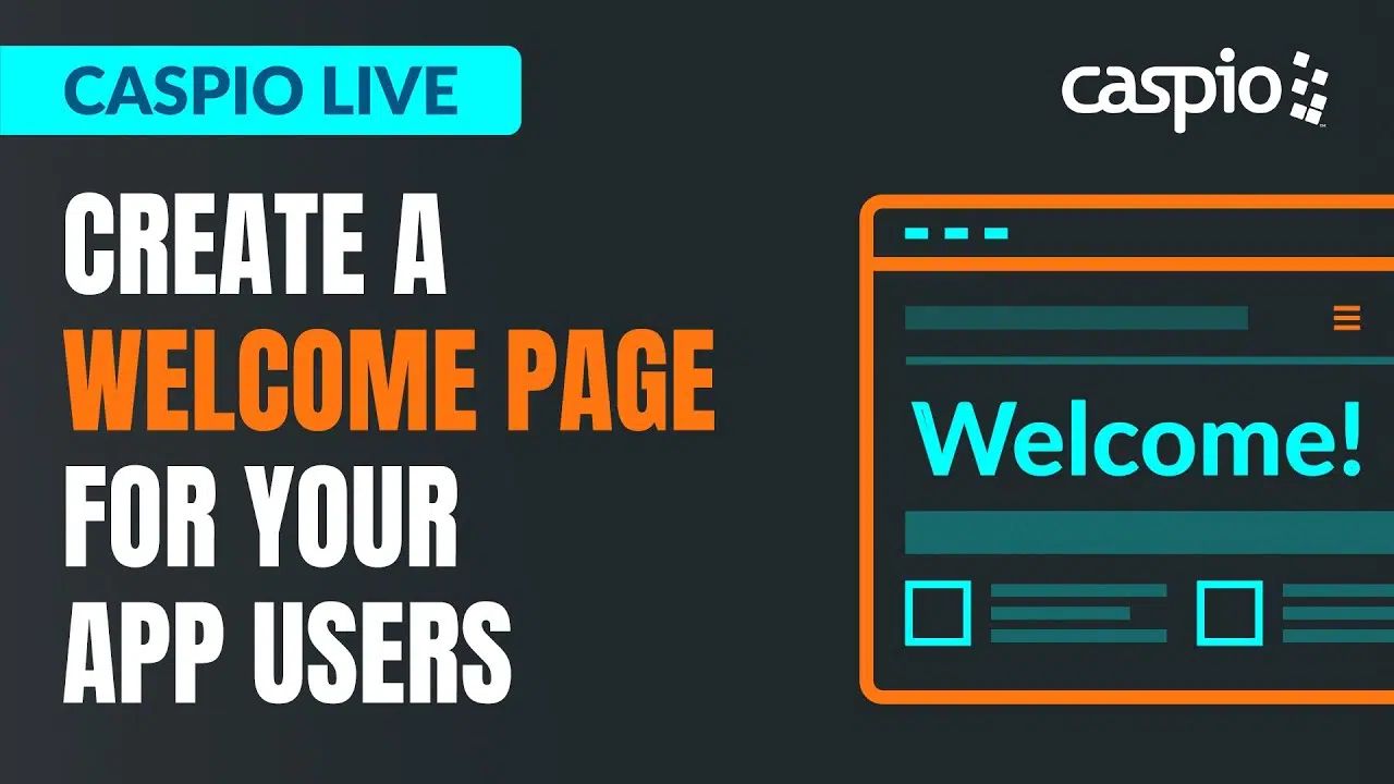 Create a Welcome Page for Your App Users