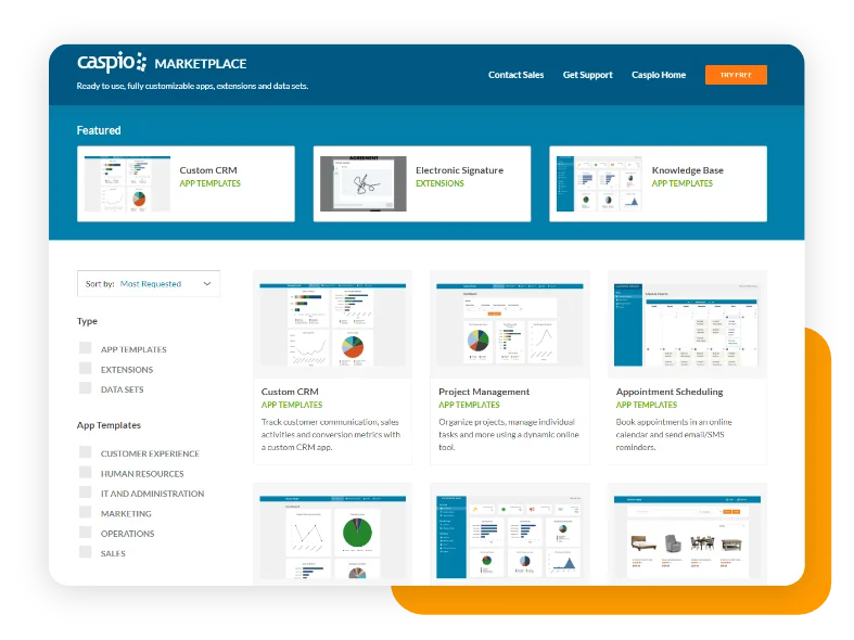 Caspio App Marketplace