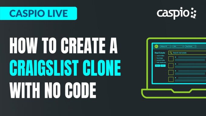 Caspio Live: Build a Craigslist Clone With No Code