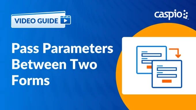 How to Pass Parameters Between Two Submission Forms