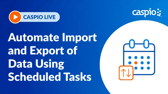 Caspio Live: Automate Import and Export of Data Using Scheduled Tasks