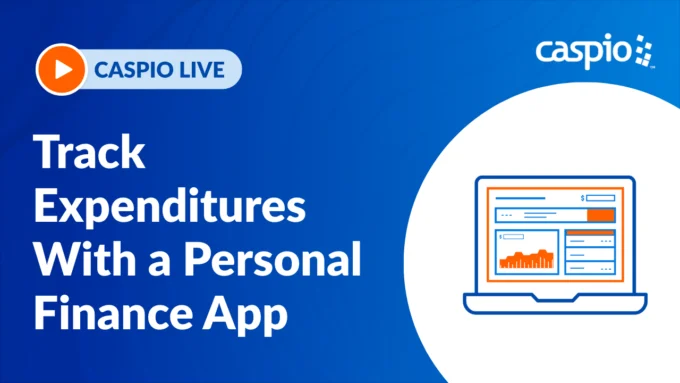 Caspio Live: Track Expenditures With a Personal Finance App