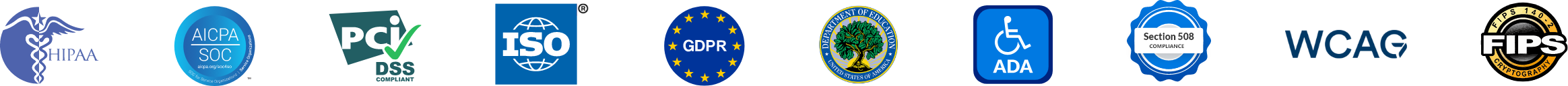 Caspio hipaa compliant logos