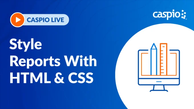 Caspio Live: Style Reports With HTML & CSS