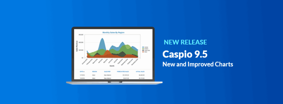 Caspio 9.5 Release: New and Improved Charts