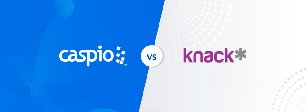Caspio vs. Knack Banner
