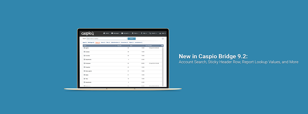 New Release: Caspio 9.2