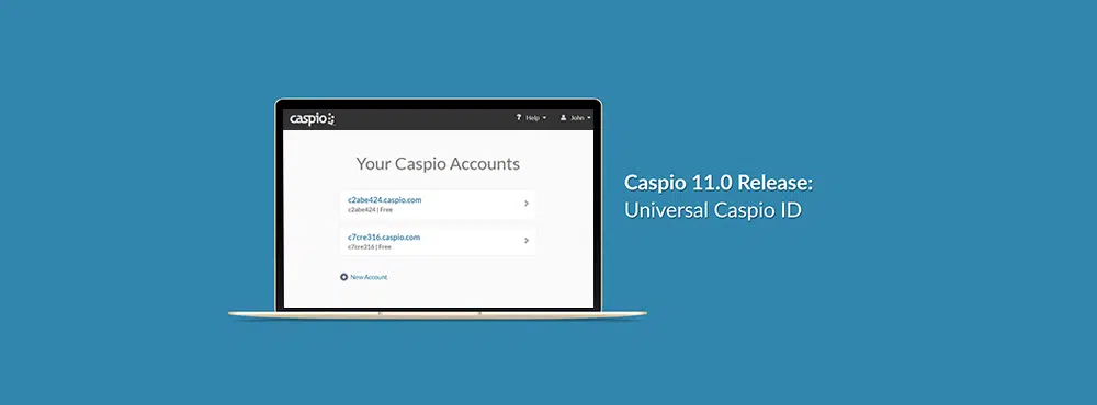 Caspio 11.0 Release: Universal Caspio ID for Simplified Login [Update]