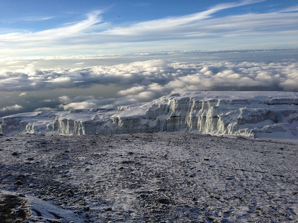 Amazing views from the highest point in Africa.