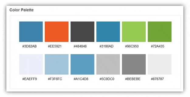 Color Palates Keep Color Information In One Location